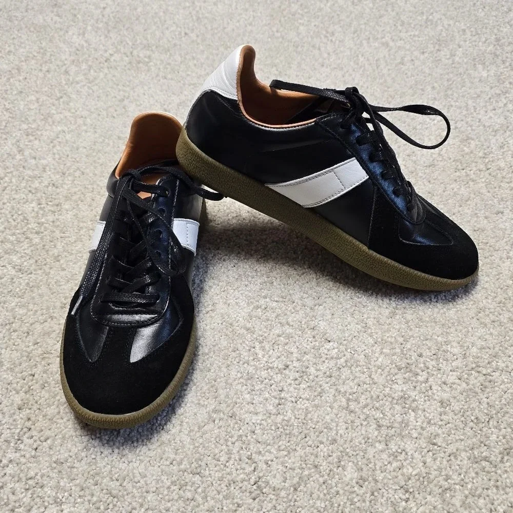 Beckett Simonon Unisex Morgan Full Leather Trainers Sz 6.5 Women's‎